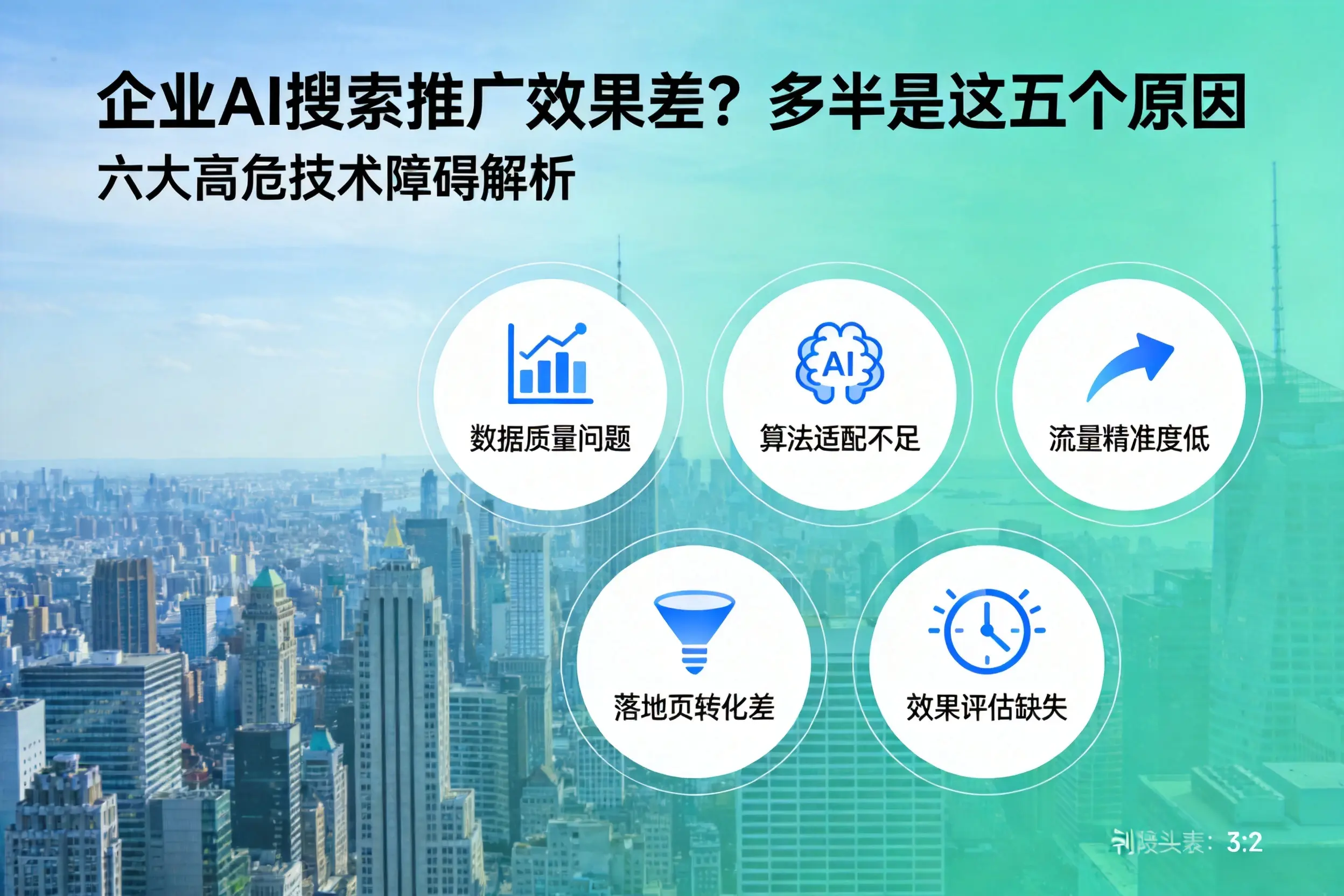 江山企业AI搜索推广效果差?多半是这五个原因